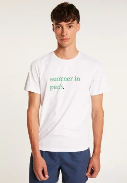 Montagut Polos Et T-Shirts-T-shirt homme Maison x Cuisse de Grenouille - Lulu 02-Blanc