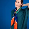 Montagut T-Shirts Et Débardeurs-T-shirt long en lin flammé - Bil 21-Vert foncé