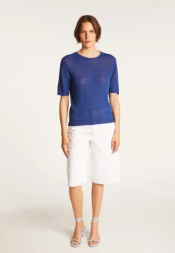 Montagut T-Shirts Et Débardeurs-T-shirt manches coudes - Bapteme 03-Bleu foncé