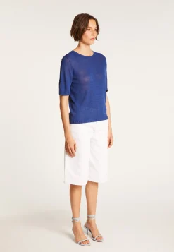 Montagut T-Shirts Et Débardeurs-T-shirt manches coudes - Bapteme 03-Bleu foncé