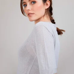 Montagut T-Shirts Et Débardeurs-T-shirt manches coudes - Bapteme 81-Gris pale