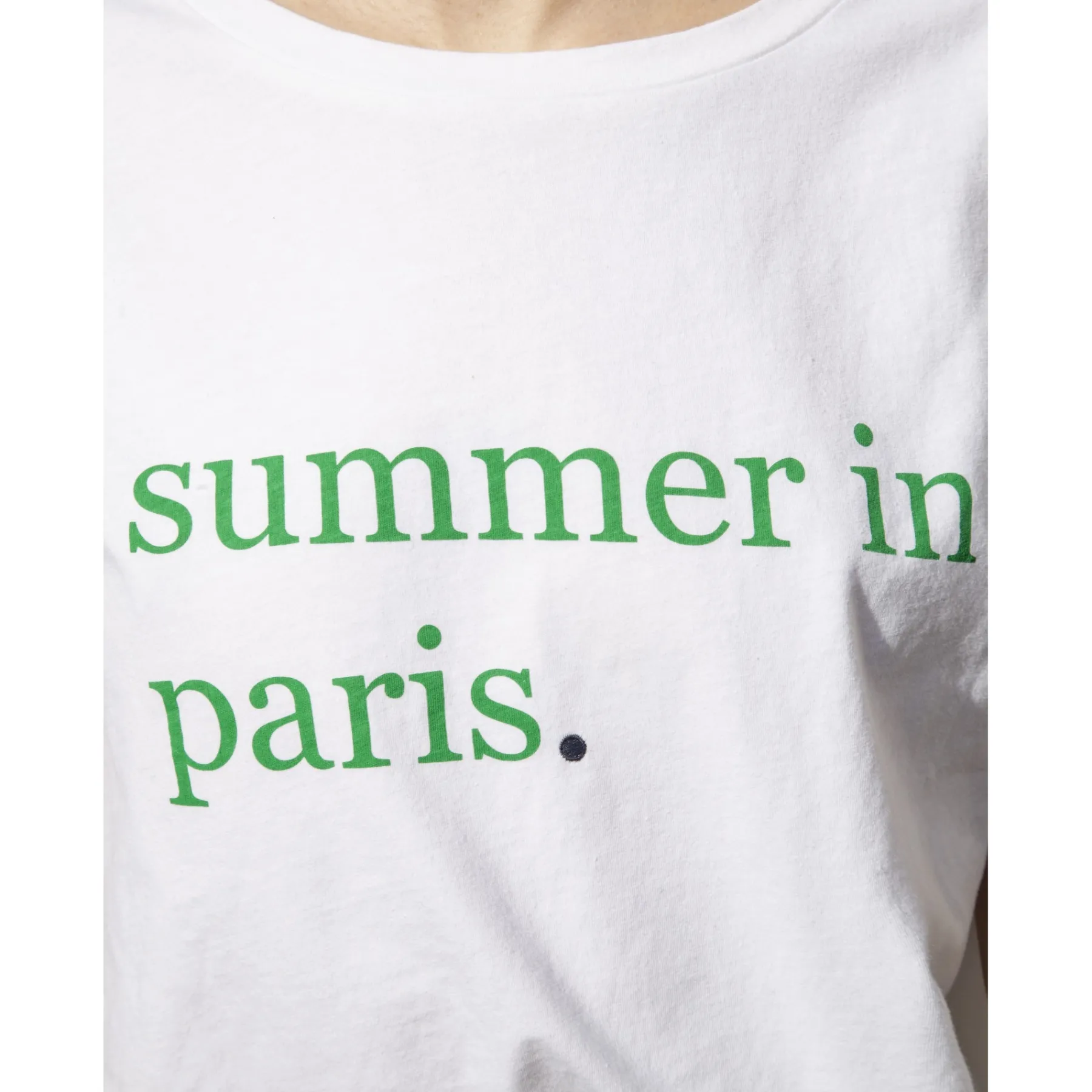 Montagut T-Shirts Et Débardeurs-T-shirt message femme Maison x Cuisse de Grenouille - Jaja 02-Blanc
