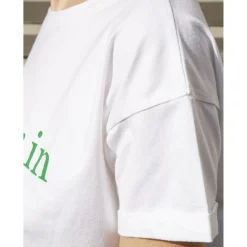 Montagut T-Shirts Et Débardeurs-T-shirt message femme Maison x Cuisse de Grenouille - Jaja 02-Blanc