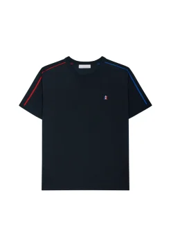Montagut Le Fil Lumière®-T-shirt unisexe Fil Lumière - Anthony 05-Bleu marine