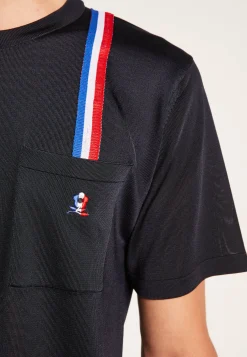 Montagut Polos Et T-Shirts-T-shirt unisexe Fil Lumière - Achille 05-Bleu marine
