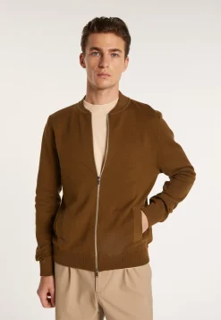 Montagut Vestes Et Cardigans-Veste avec poches en coton bio - Richelieu 83-Kaki