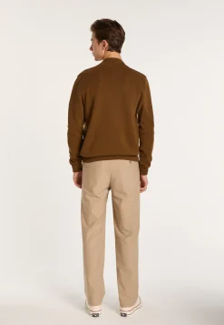 Montagut Vestes Et Cardigans-Veste avec poches en coton bio - Richelieu 83-Kaki