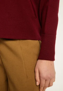 Montagut Vestes Et Cardigans-Veste boutonnée à poches en laine mérinos - Gaspard 51-Bordeaux