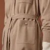 Montagut Vestes Et Cardigans-Veste boutonnée en cachemire col polo - Clemence 51-Bordeaux