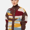 Montagut Vestes Et Cardigans-Veste boutonnée en mélange de laine - Gloria 47Marron foncé