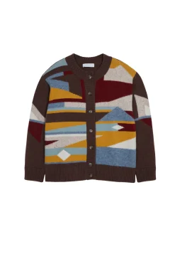 Montagut Vestes Et Cardigans-Veste boutonnée en mélange de laine - Gloria 47Marron foncé