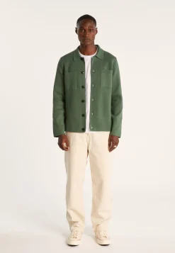 Montagut Vestes Et Cardigans-Veste en coton - Irwan 21-Vert foncé