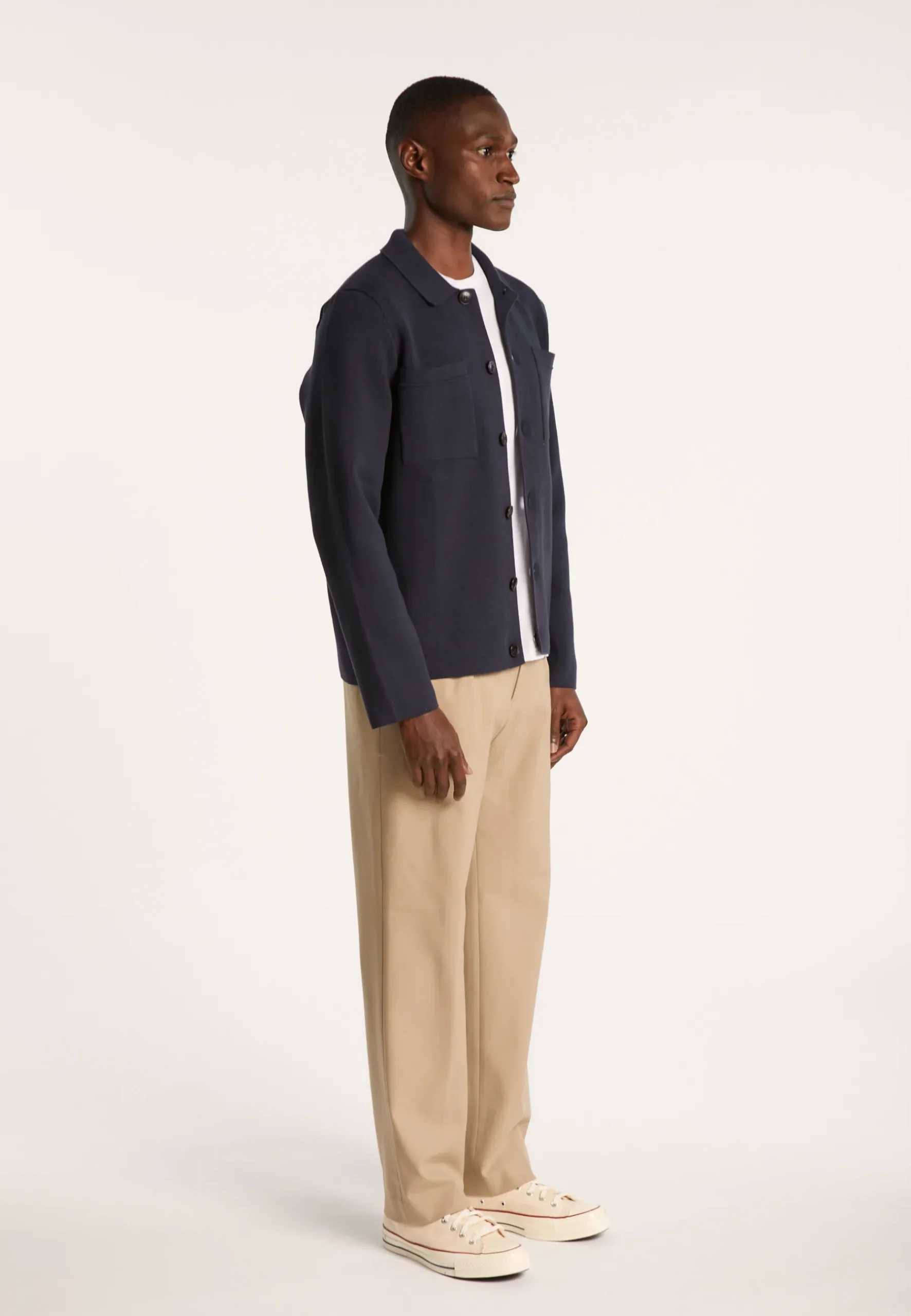 Montagut Vestes Et Cardigans-Veste en coton - Irwan 05-Bleu marine