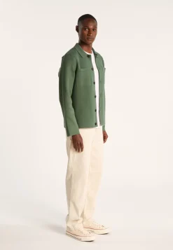 Montagut Vestes Et Cardigans-Veste en coton - Irwan 21-Vert foncé