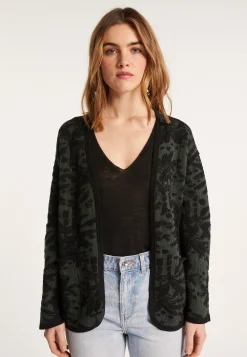 Montagut Vestes Et Cardigans-Veste en coton bio - Lyra 21-Vert foncé