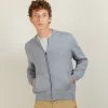 Montagut Vestes Et Cardigans-Veste en coton cachemire - Lisbon 09-Gris moyen