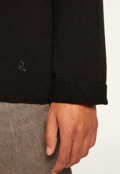 Montagut Vestes Et Cardigans-Veste en laine mélangée - Théophile 01-Noir