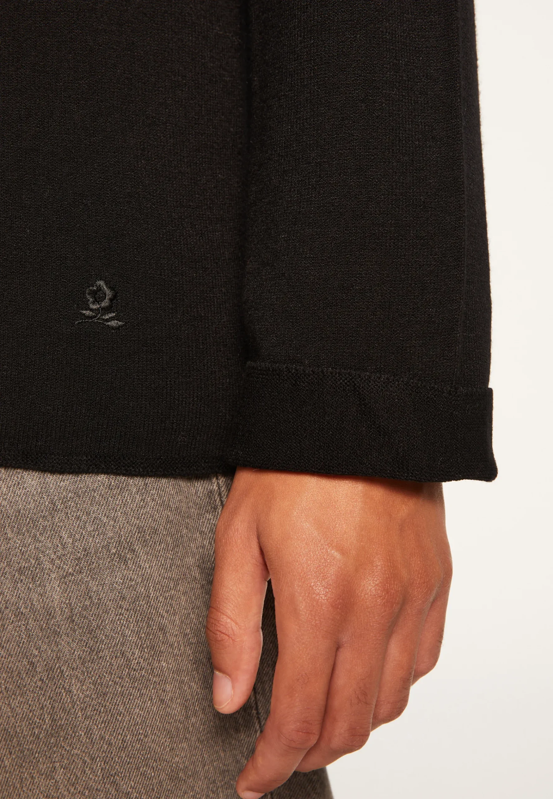 Montagut Vestes Et Cardigans-Veste en laine mélangée - Théophile 01-Noir
