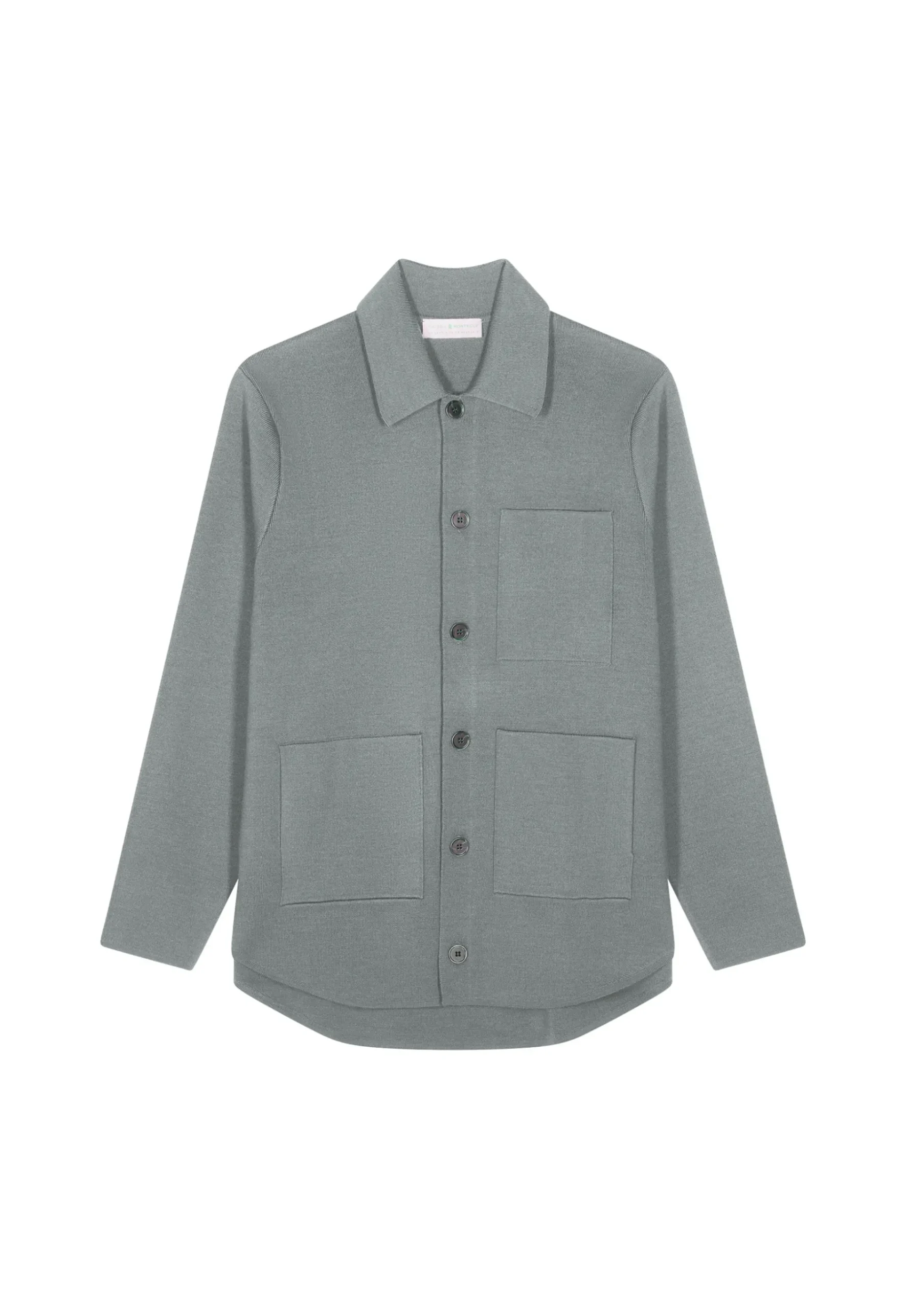 Montagut Vestes Et Cardigans-Veste en laine mérinos - Samuel 09-Gris moyen