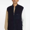 Montagut Vestes Et Cardigans-Veste sans manches en laine - Siegfried 05-Bleu marine