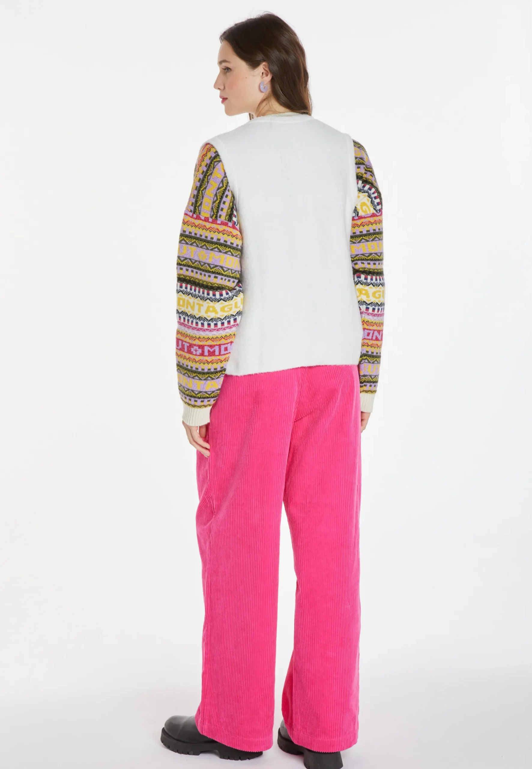 Montagut Vestes Et Cardigans-Veste sans manches en laine - Cassidy 82-Ecru