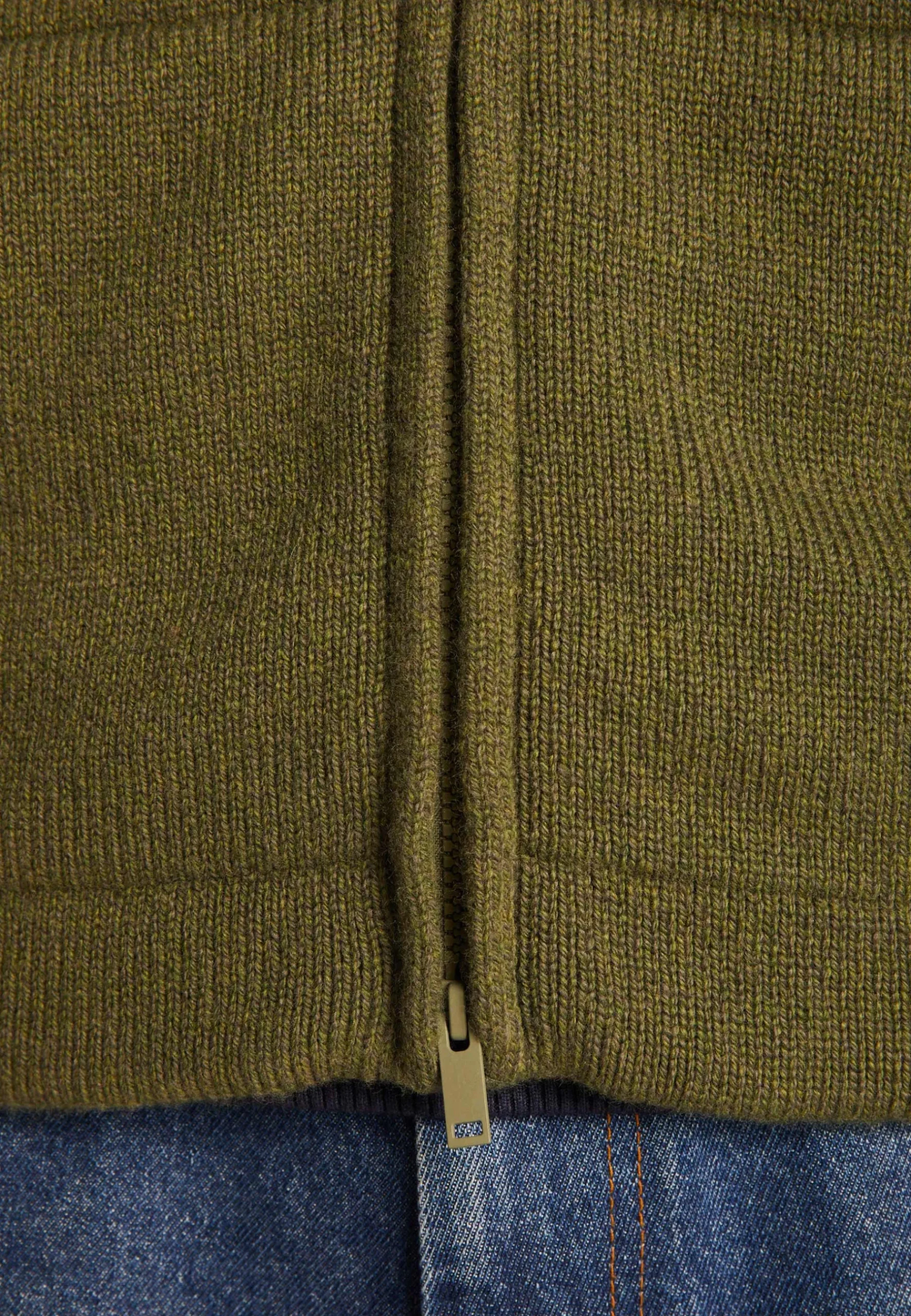 Montagut Vestes Et Cardigans-Veste sans manches en laine et cachemire - Thula 83-Kaki