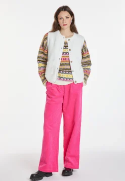 Montagut Vestes Et Cardigans-Veste sans manches en laine - Cassidy 82-Ecru
