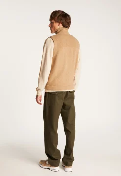Montagut Vestes Et Cardigans-Veste sans manches en laine et cachemire - Thula 88-Camel