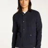 Montagut Vestes Et Cardigans-Veste zippée en coton - Dalil 05-Bleu marine