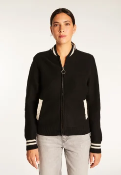 Montagut Vestes Et Cardigans-Veste zippée en laine et cachemire - Rabia 86-Multicolore