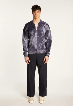 Montagut Vestes Et Cardigans-Veste zippée en laine mélangée - Madison 60-Batik marine