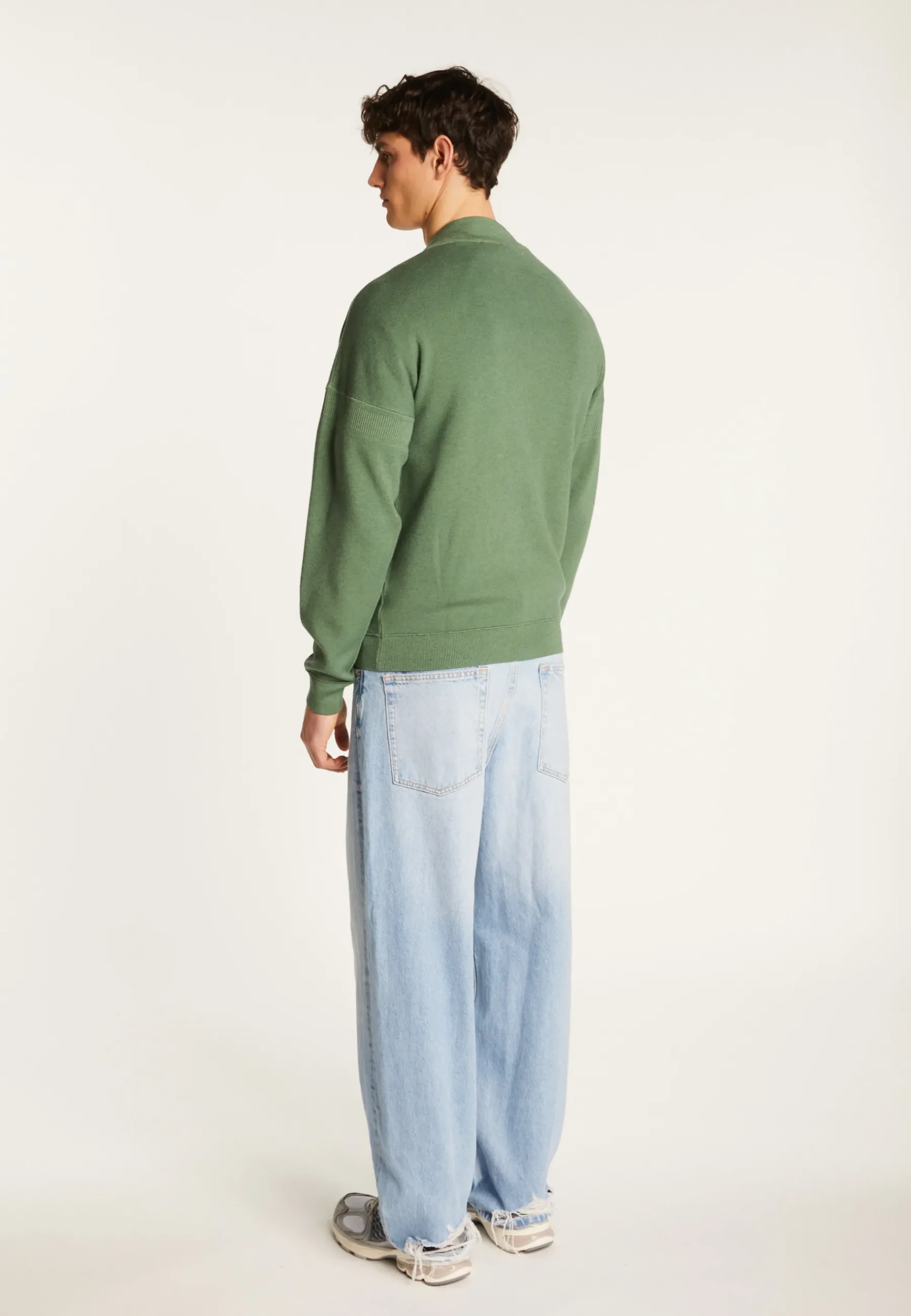 Montagut Vestes Et Cardigans-Veste zippée en laine mélangée - Madison 83-Kaki