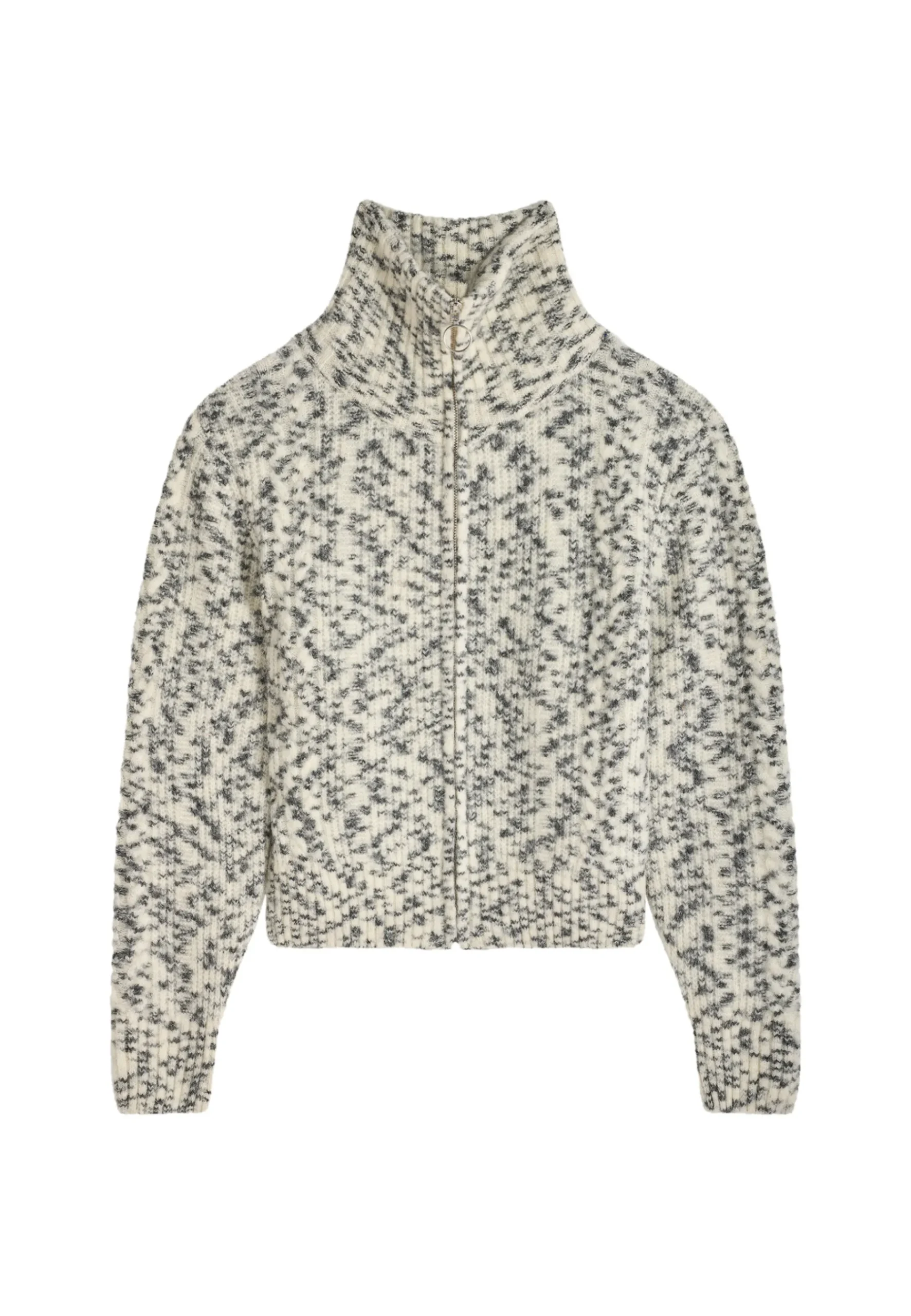 Montagut Vestes Et Cardigans-Veste zippée en laine mohair - Valentine 82-Ecru